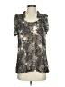 Converse One Star 100% Polyester Gray Short Sleeve Blouse Size S - photo 1