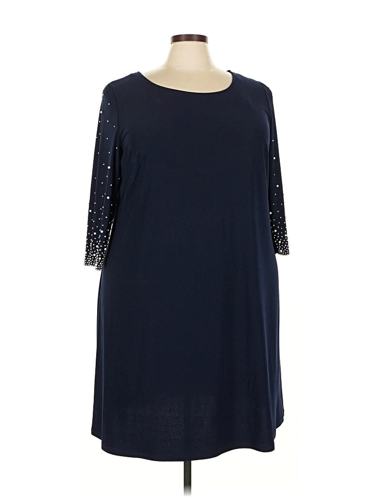 Pre-owned Msk Casual Dress In Blue
