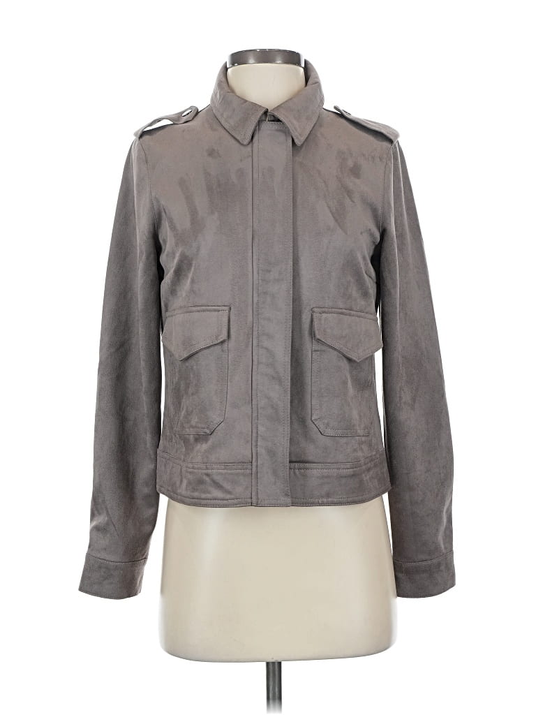 Pre-owned Kut From The Kloth Jacket In Gray