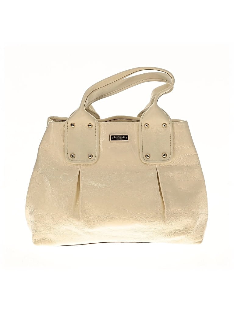 Pre-owned Kate Spade New York Satchel In White