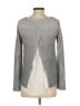 White House Black Market Metallic Silver Pullover Sweater Size XXS - photo 2