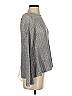 White House Black Market Metallic Silver Pullover Sweater Size XXS - photo 4