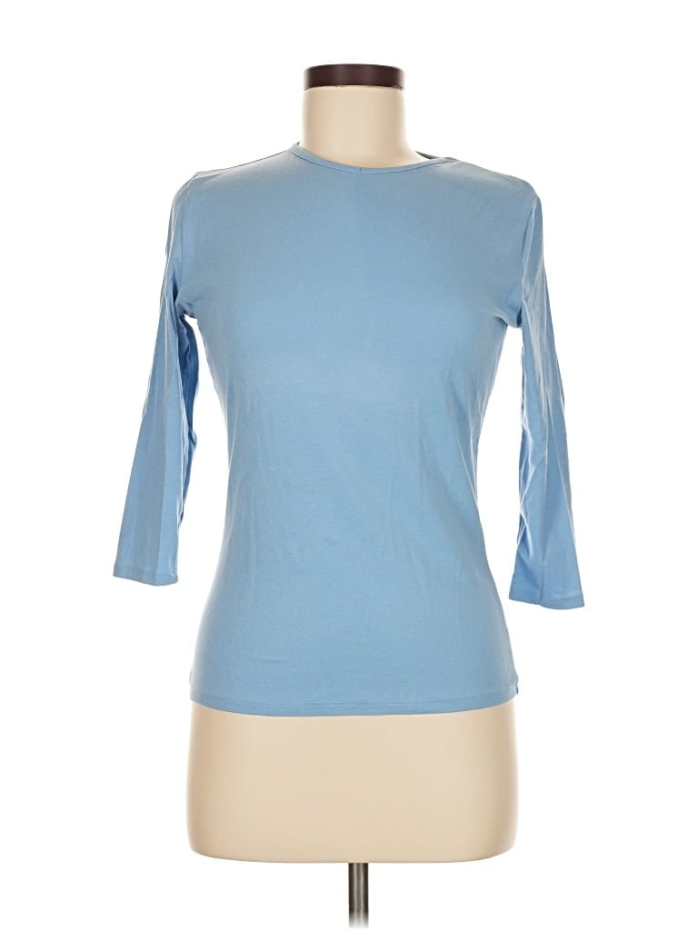 Pre-owned Rhythm 3/4 Sleeve T-shirt In Blue