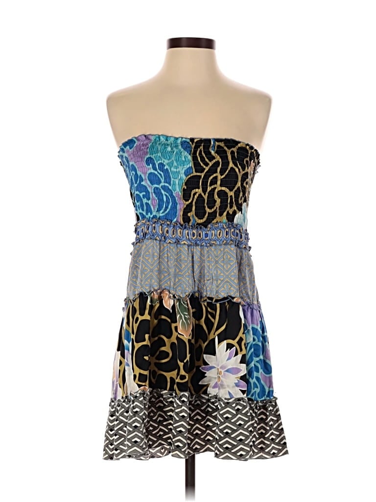 Pre-owned Hale Bob Casual Dress In Blue