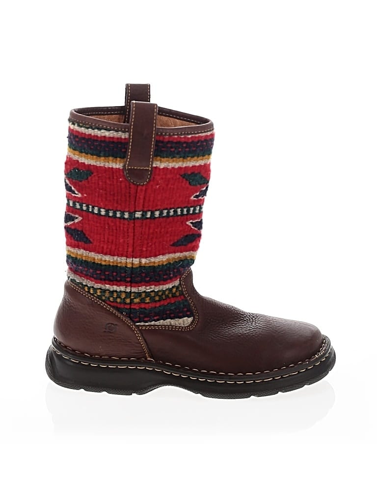 Pre-owned Born Boots In Red