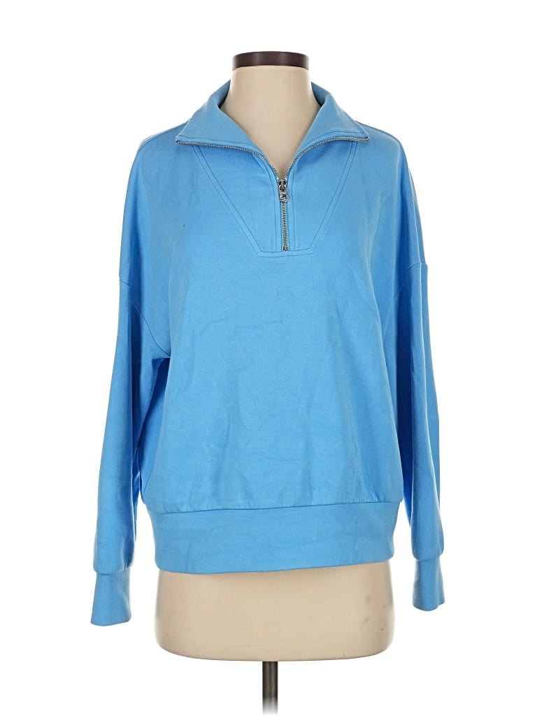 Pre-owned Varley Pullover Sweater In Blue