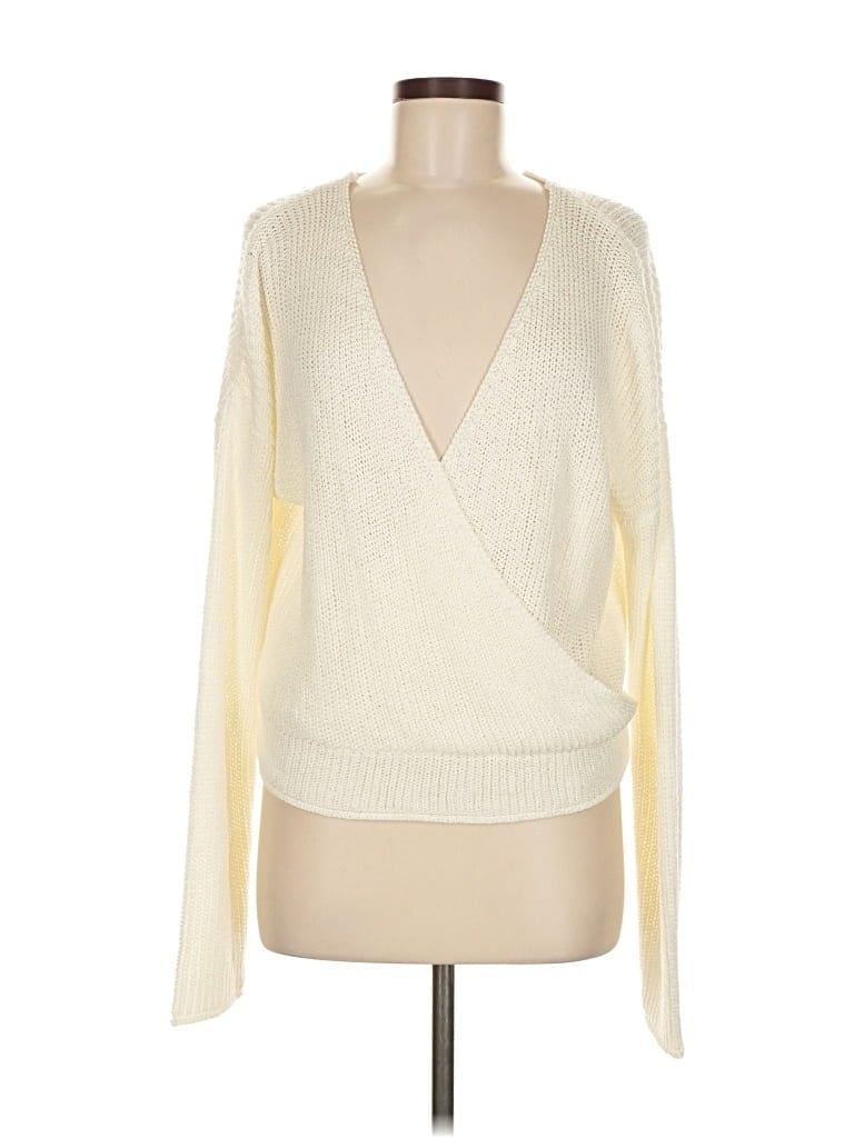 Pre-owned Mi Ami Cardigan Sweater In White
