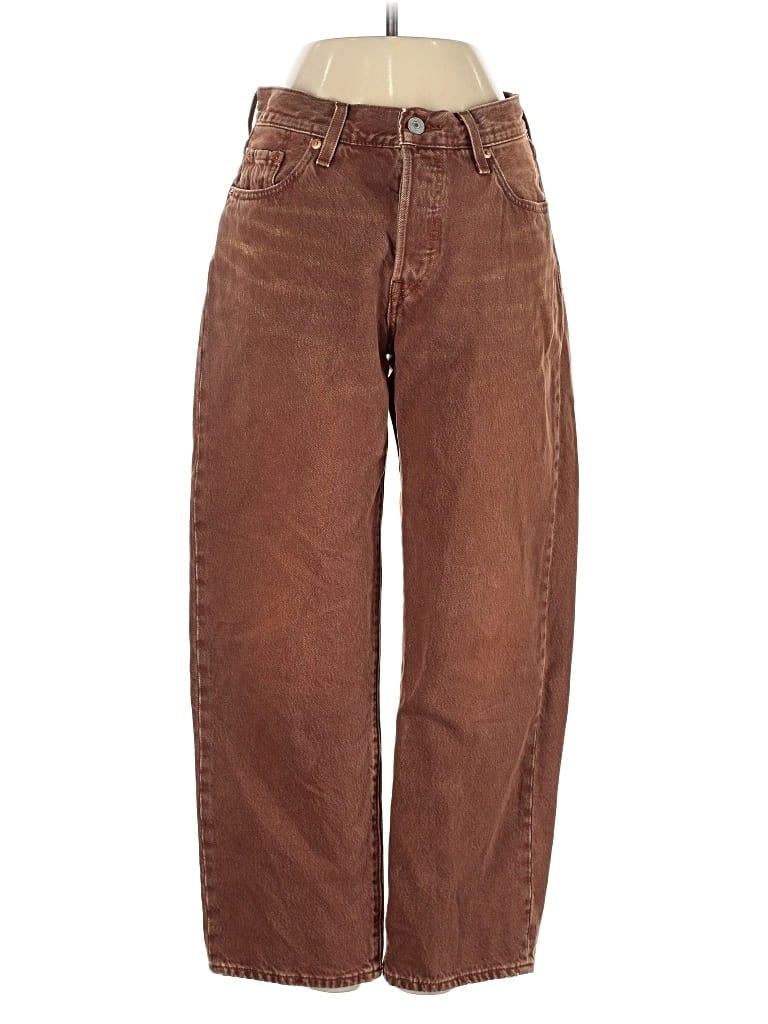 Pre-owned Levi's Jeans In Brown