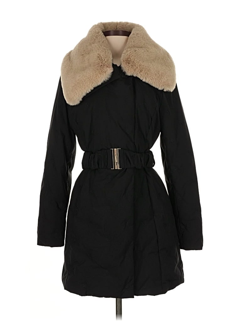 Pre-owned Dennis By Dennis Basso Coat In Black