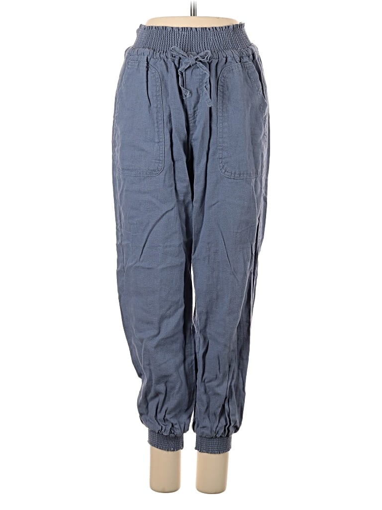 Pre-owned Love Tree Linen Pants In Blue