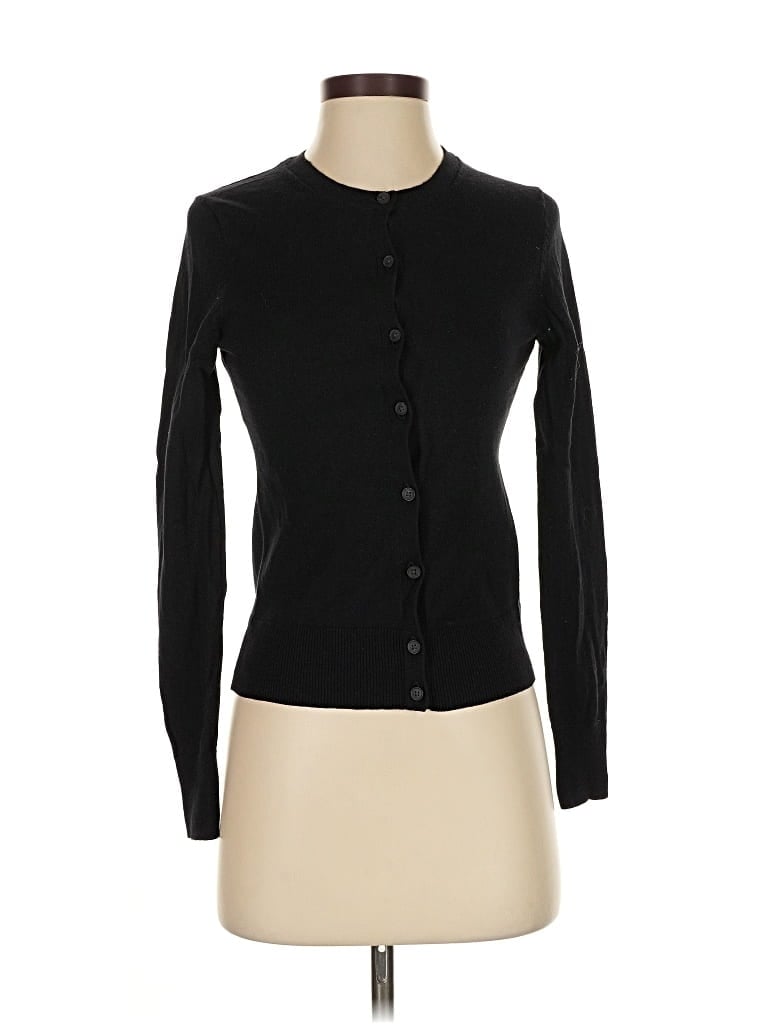 Pre-owned Gap Cardigan Sweater In Black
