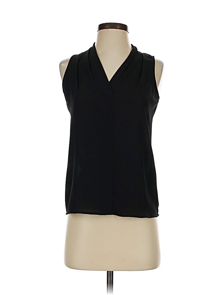 Pre-owned Banana Republic Sleeveless Blouse In Black