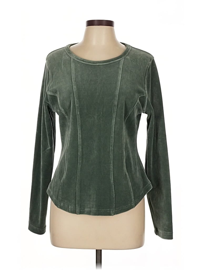 Pre-owned The Territory Jeans Cardigan Sweater In Green