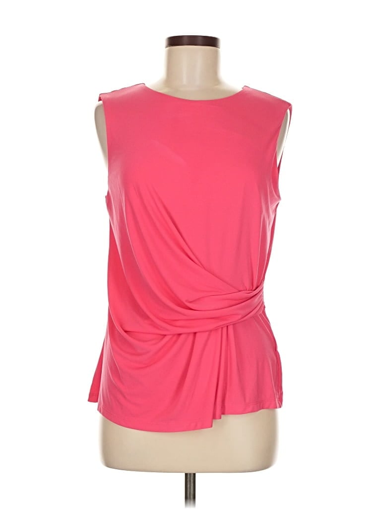 Pre-owned Calvin Klein Sleeveless Blouse In Pink