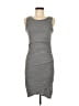 Leith Solid Gray Casual Dress Size M - photo 1