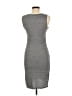 Leith Solid Gray Casual Dress Size M - photo 2