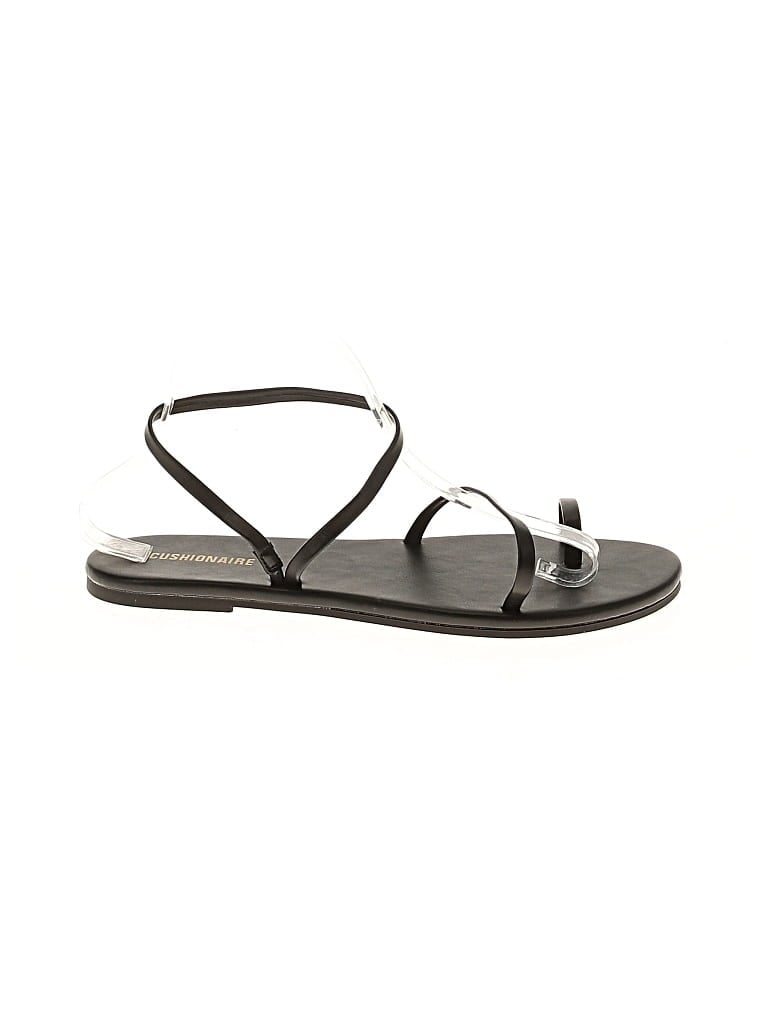 Pre-owned Cushionaire Sandals In Black
