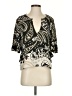 BCBGMAXAZRIA 100% Polyester Black 3/4 Sleeve Blouse Size S - photo 1