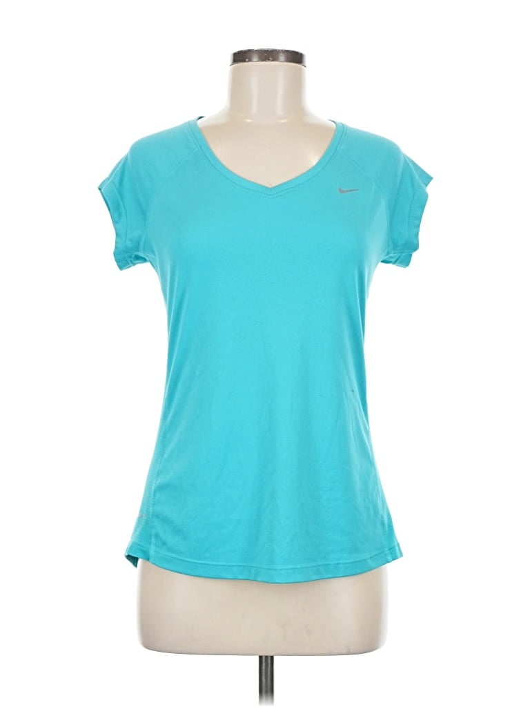 Pre-owned Nike Active T-shirt In Blue