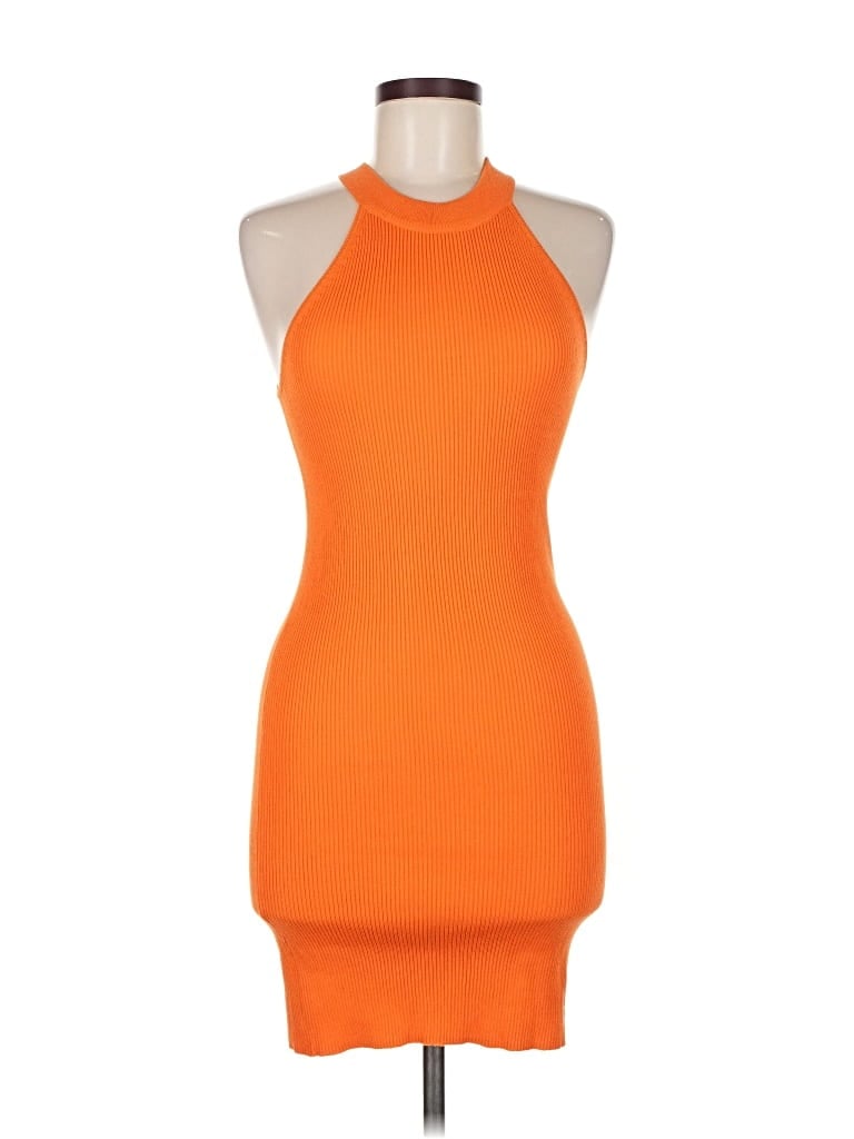 Pre-owned Mng Cocktail Dress In Orange