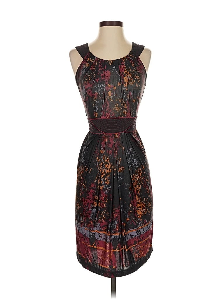 Pre-owned Bcbgmaxazria Cocktail Dress In Black