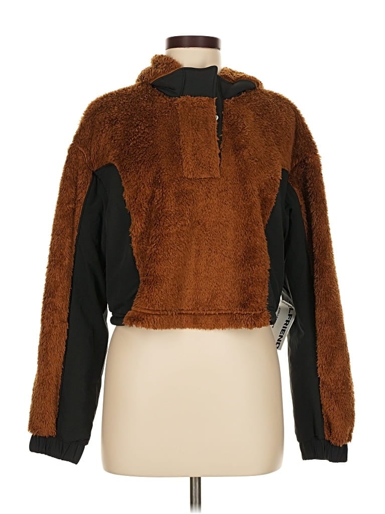 Pre-owned Girlfriend Collective Jacket In Brown