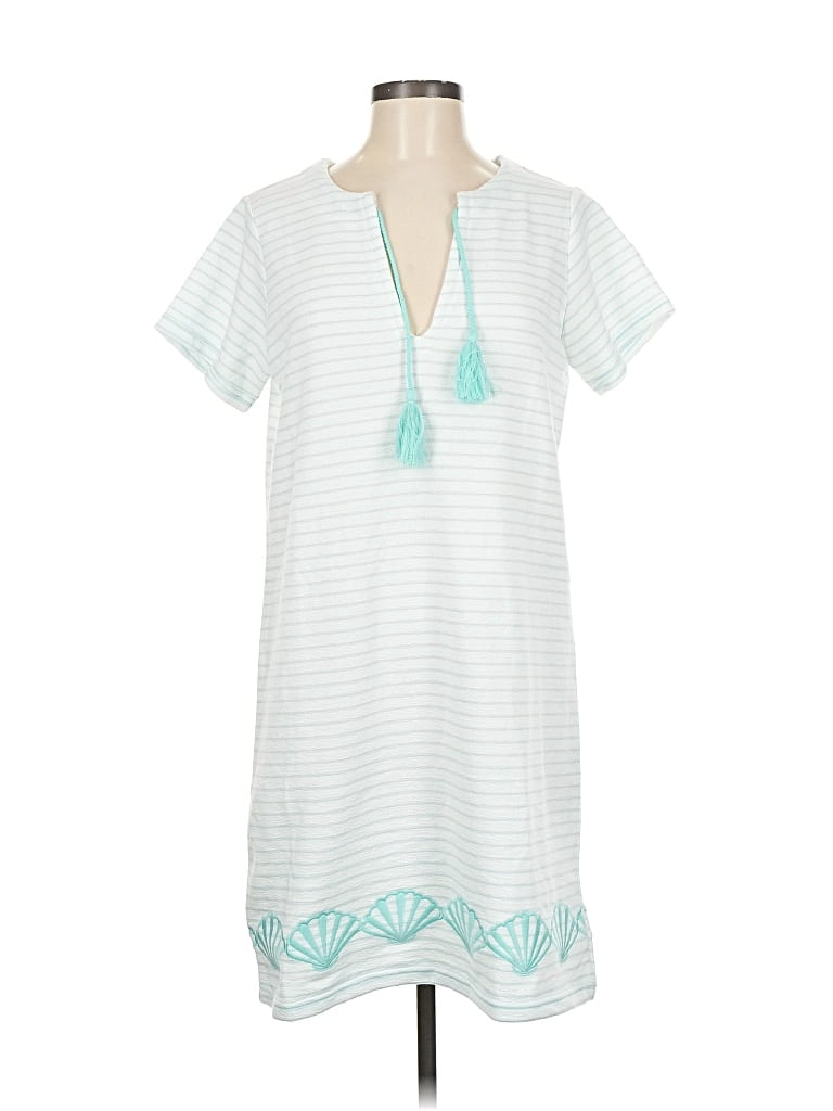 Pre-owned Sail To Sable Casual Dress In Blue