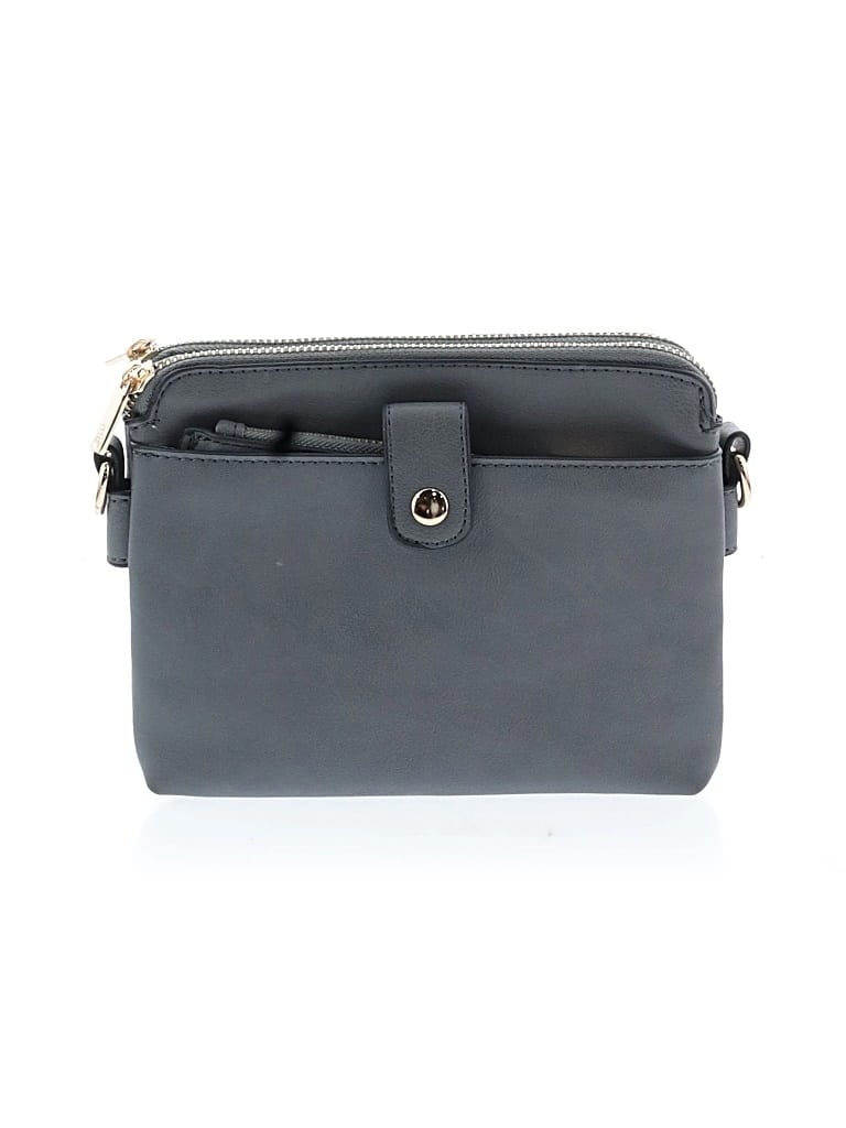 Pre-owned Melie Bianco Crossbody Bag In Gray
