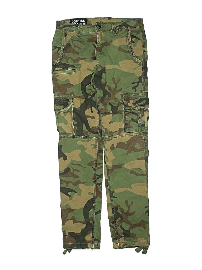 Pre-owned Assorted Brands Kids' Cargo Pants In Green