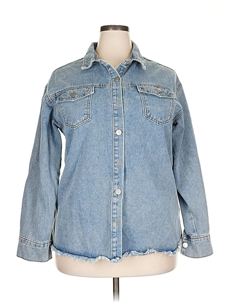 Pre-owned Unbranded Denim Jacket In Blue