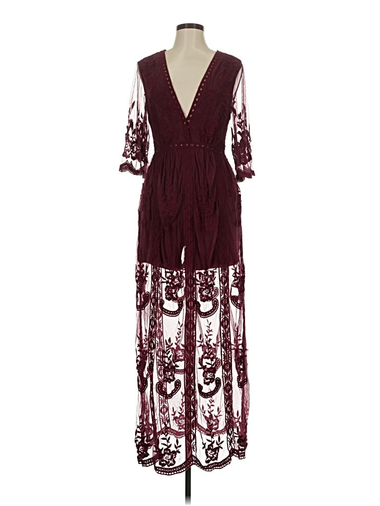 Pre-owned Wishlist Cocktail Dress In Burgundy