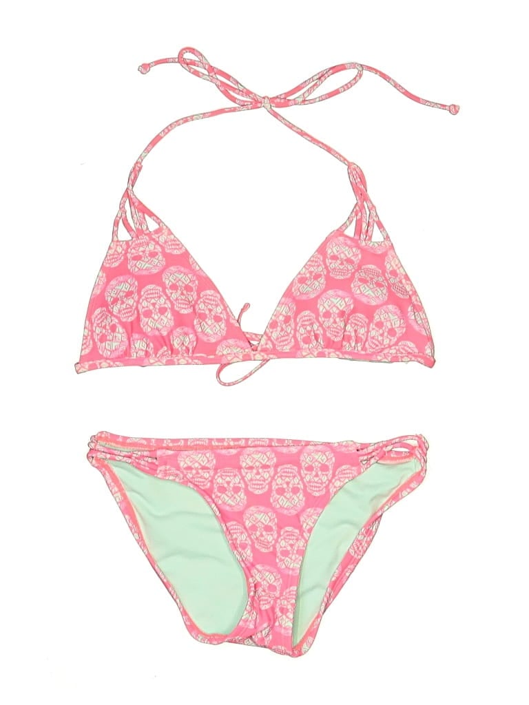 Pre-owned Xhilaration Two Piece Swimsuit In Pink
