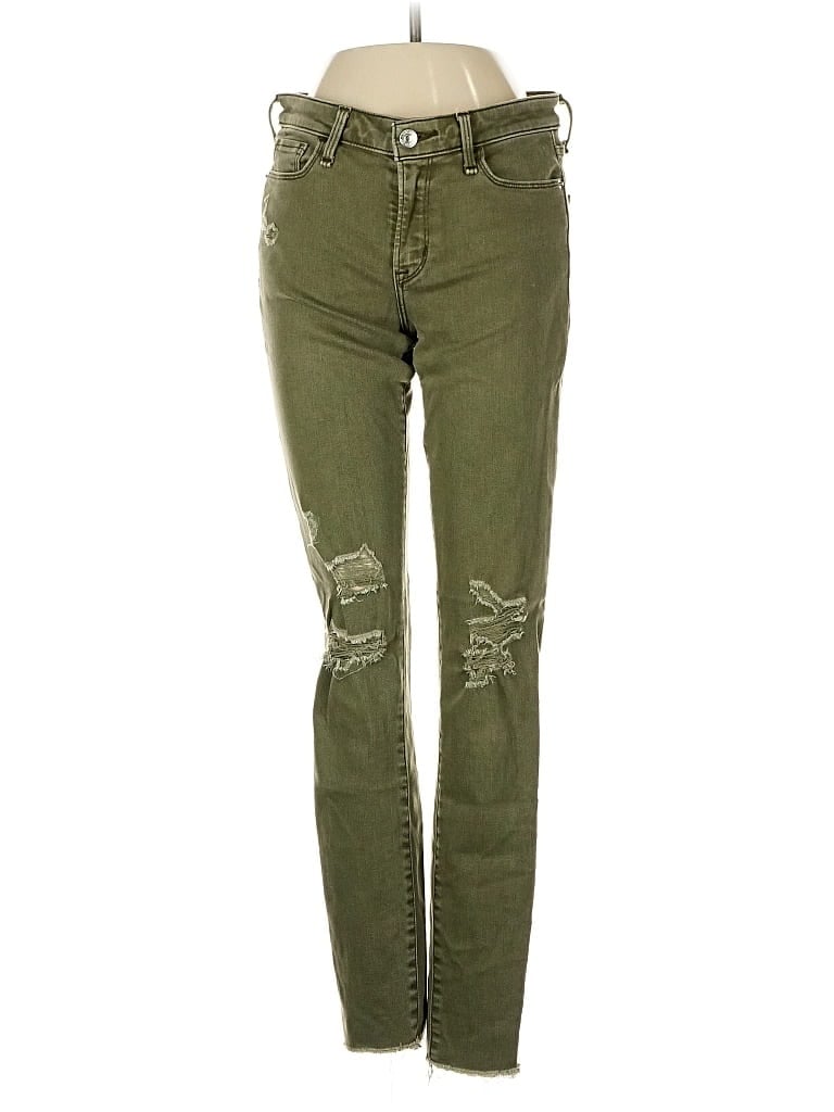 Pre-owned Abercrombie & Fitch Jeans In Green