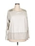 Lane Bryant Silver Long Sleeve Top Size 22 - 24 Plus - photo 1