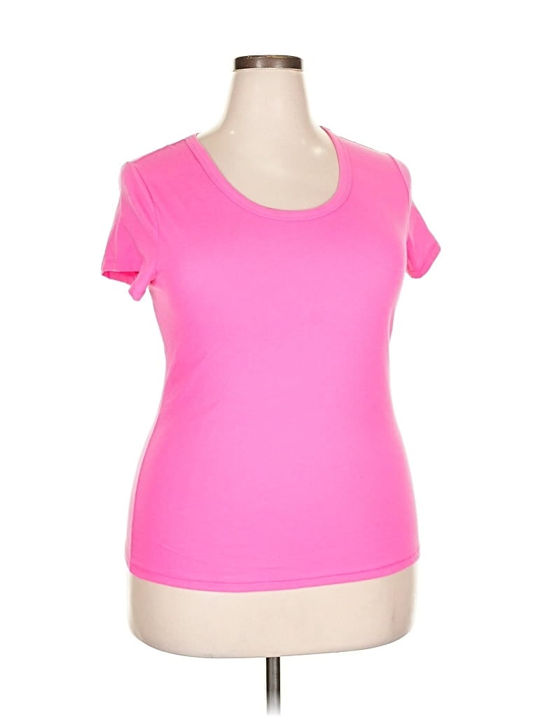 NO BOUNDARIES Pre-owned Active T-shirt In Pink
