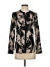 Trina Turk Print Black Long Sleeve Blouse Size P (petite) - photo 1