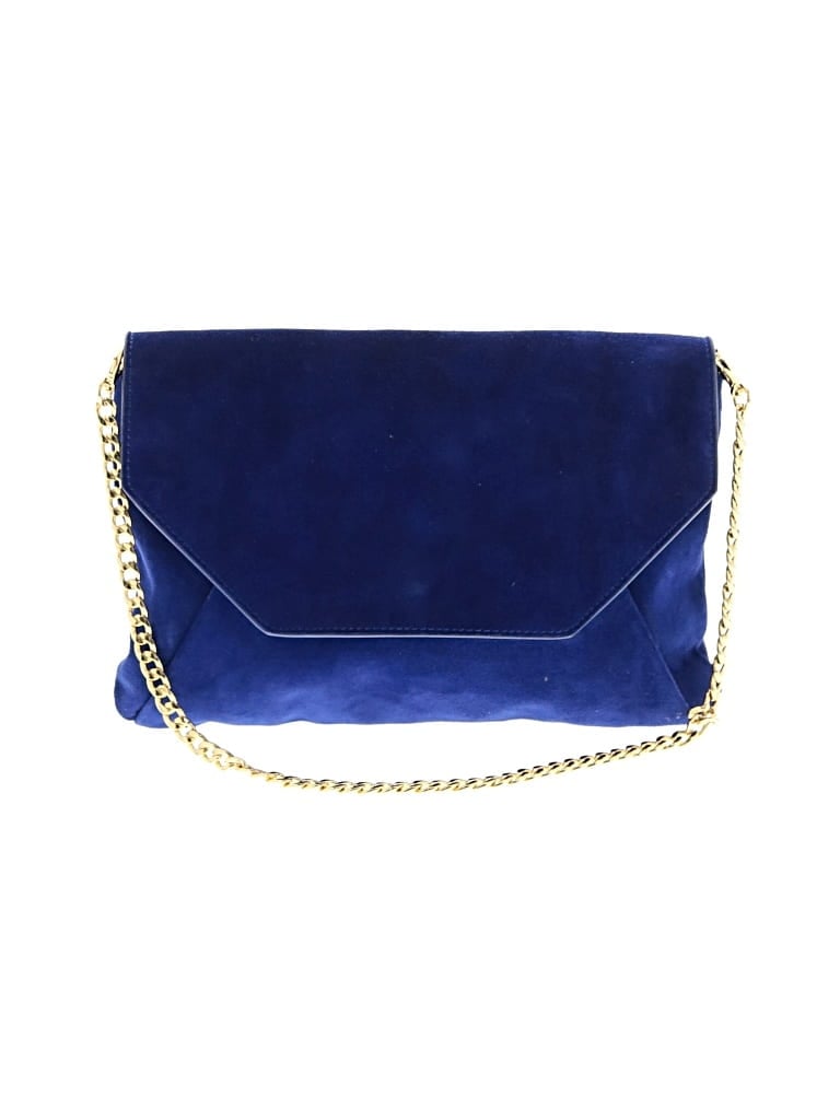Pre-owned Ann Taylor Clutch In Blue