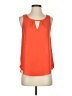 Everly 100% Polyester Orange Sleeveless Blouse Size S - photo 1