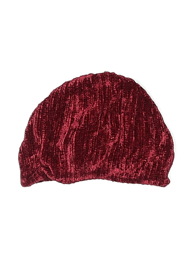 Pre-owned Isotoner Beanie Hat In Red