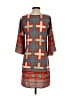 Paul Smith Print Gray Orange Casual Dress Size S - photo 2