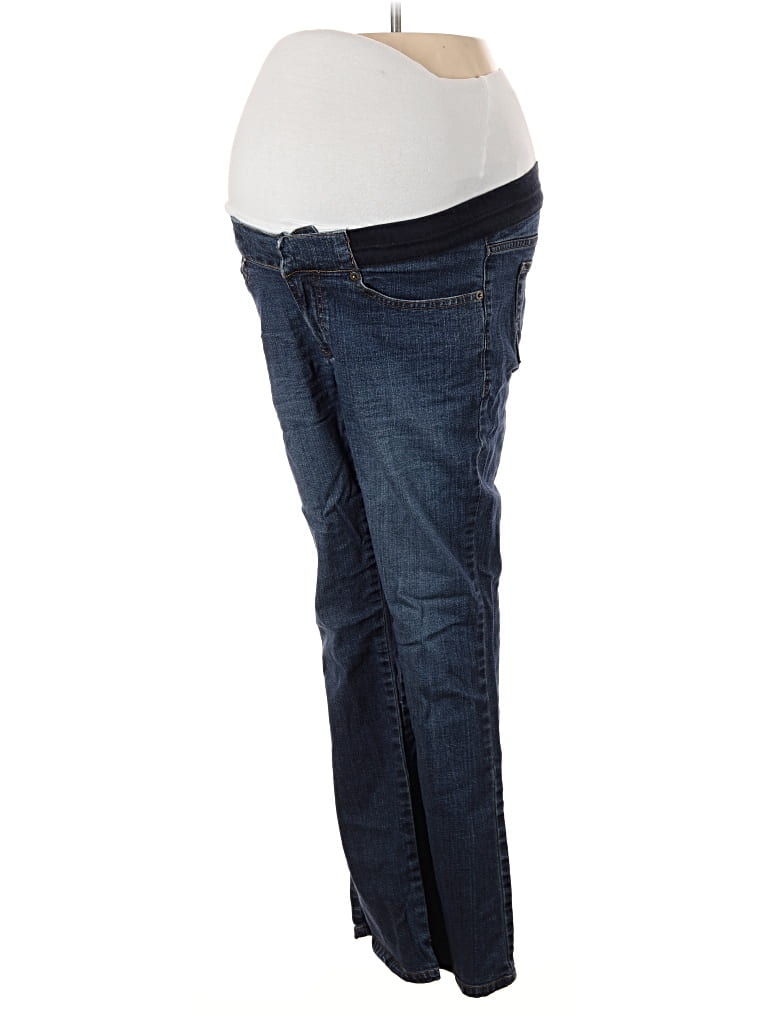 Pre-owned Duo Maternity Jeans In Blue