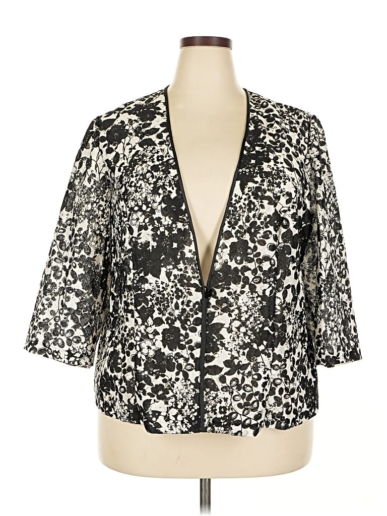 Pre-owned Alex Evenings Kimono In Black