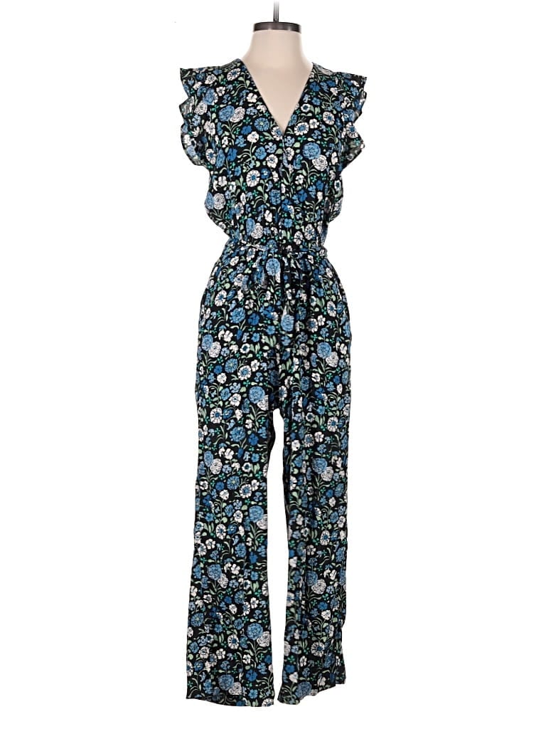 Pre-owned Ann Taylor Loft Jumpsuit In Blue