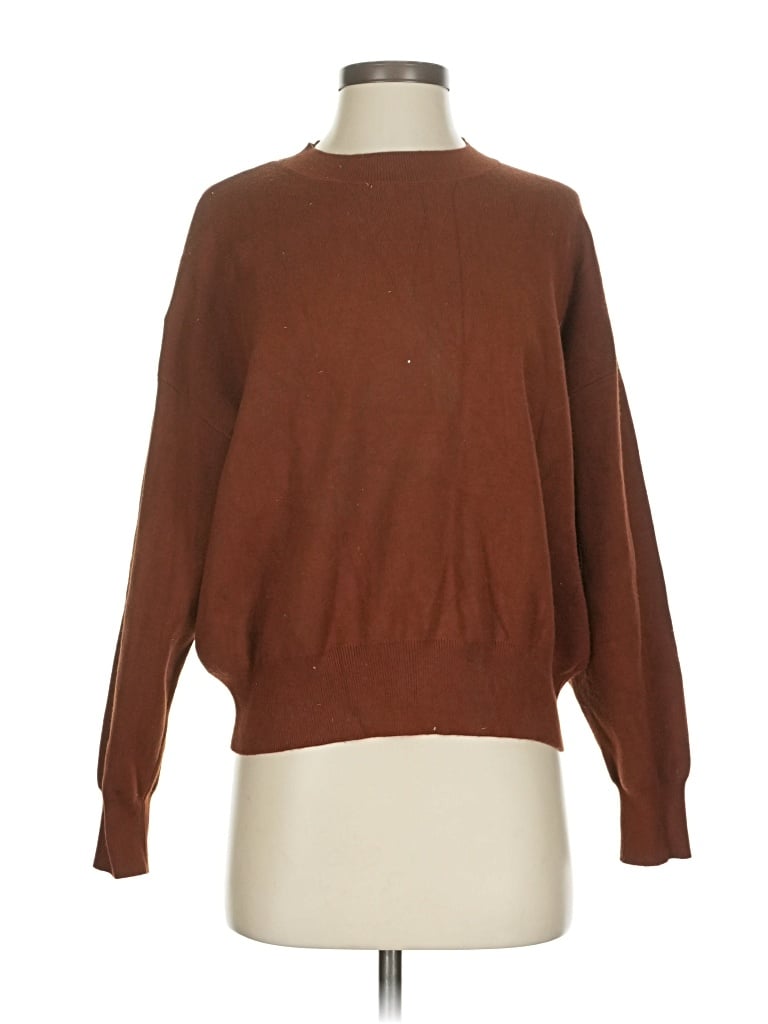 Pre-owned Mng Suit Pullover Sweater In Brown