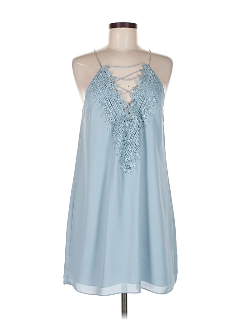 Pre-owned Wayf Cocktail Dress In Blue