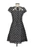 Maeve Polka Dots Black Casual Dress Size 2 - photo 2