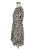 H&M 100% Polyester Animal Print Brown Cocktail Dress Size 6 - photo 5
