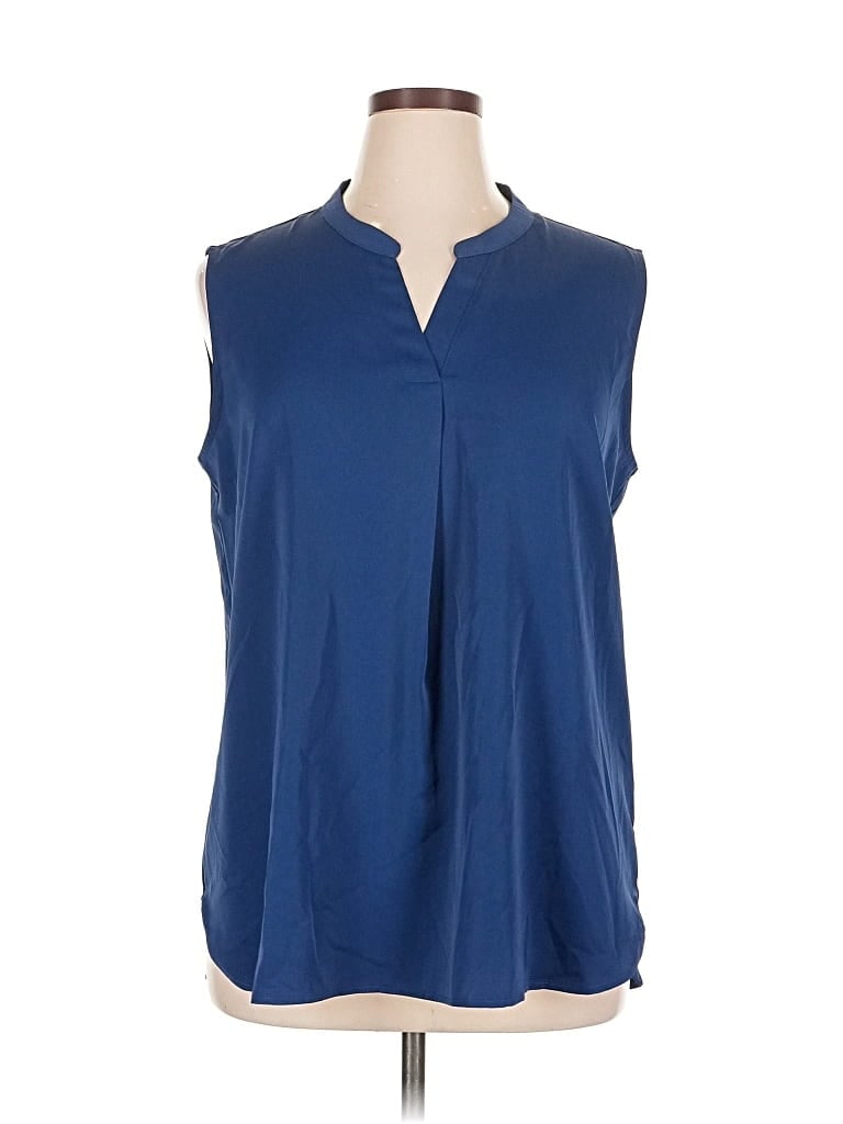 Pre-owned Timeson Sleeveless T-shirt In Blue