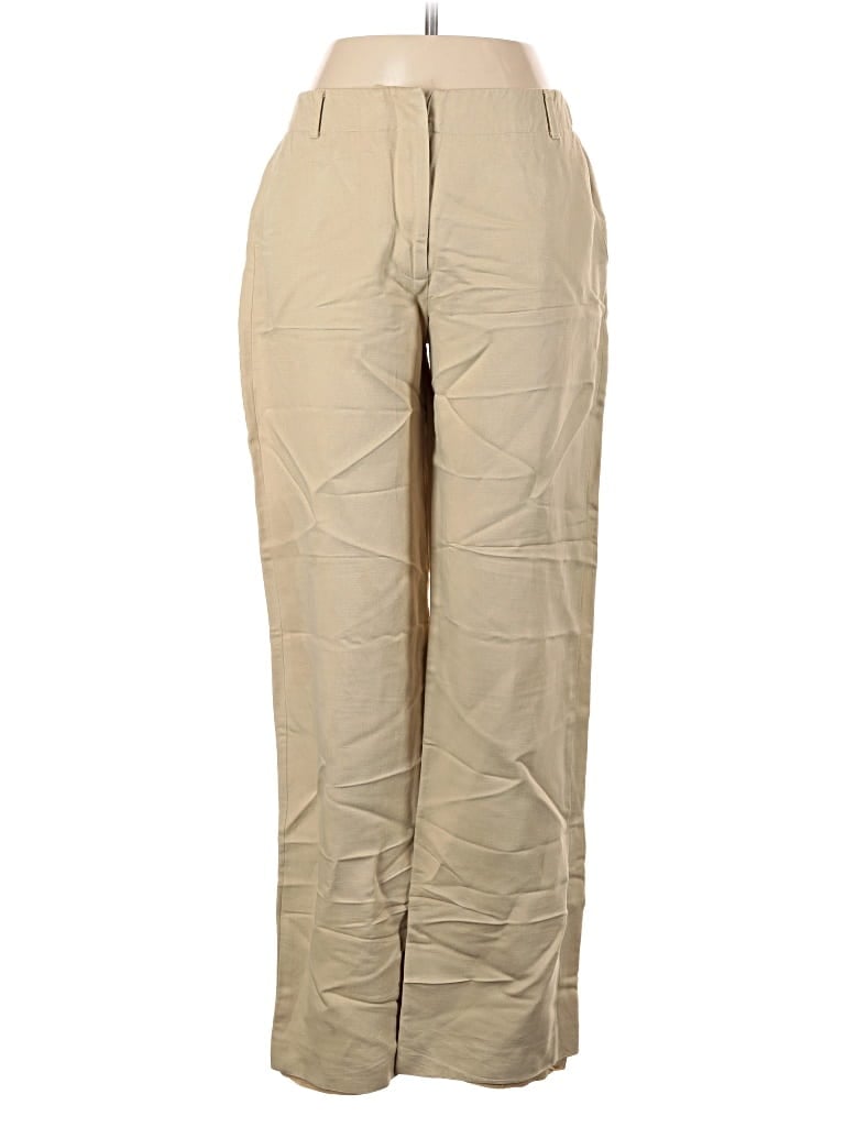 Pre-owned Ann Taylor Loft Linen Pants In Brown