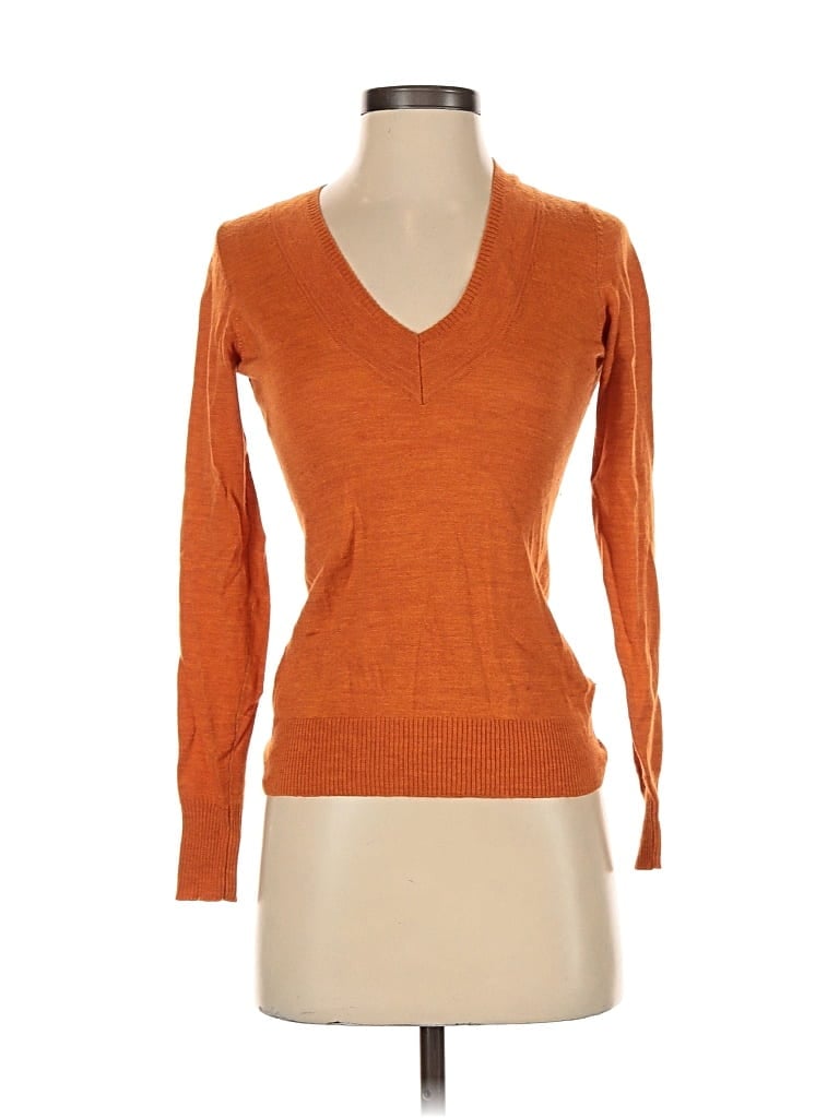 Pre-owned The Limited 3/4 Sleeve T-shirt In Orange